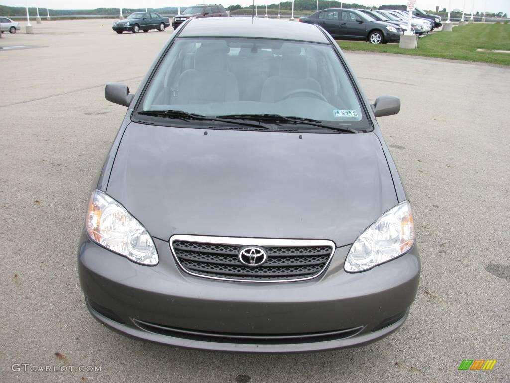 2007 Corolla LE - Phantom Gray Pearl / Stone photo #8