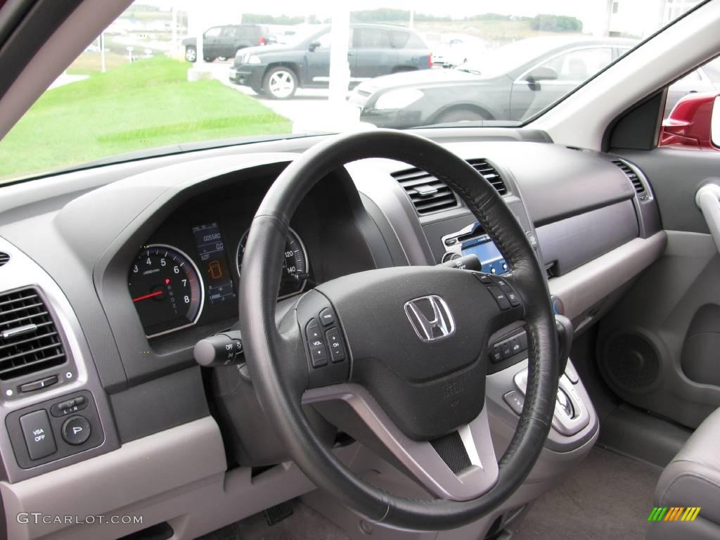 2007 CR-V EX-L 4WD - Tango Red Pearl / Gray photo #13