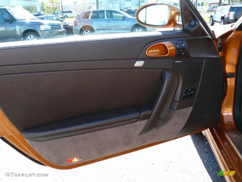2009 911 Turbo Cabriolet - Nordic Gold Metallic / Cocoa Natural Leather photo #10