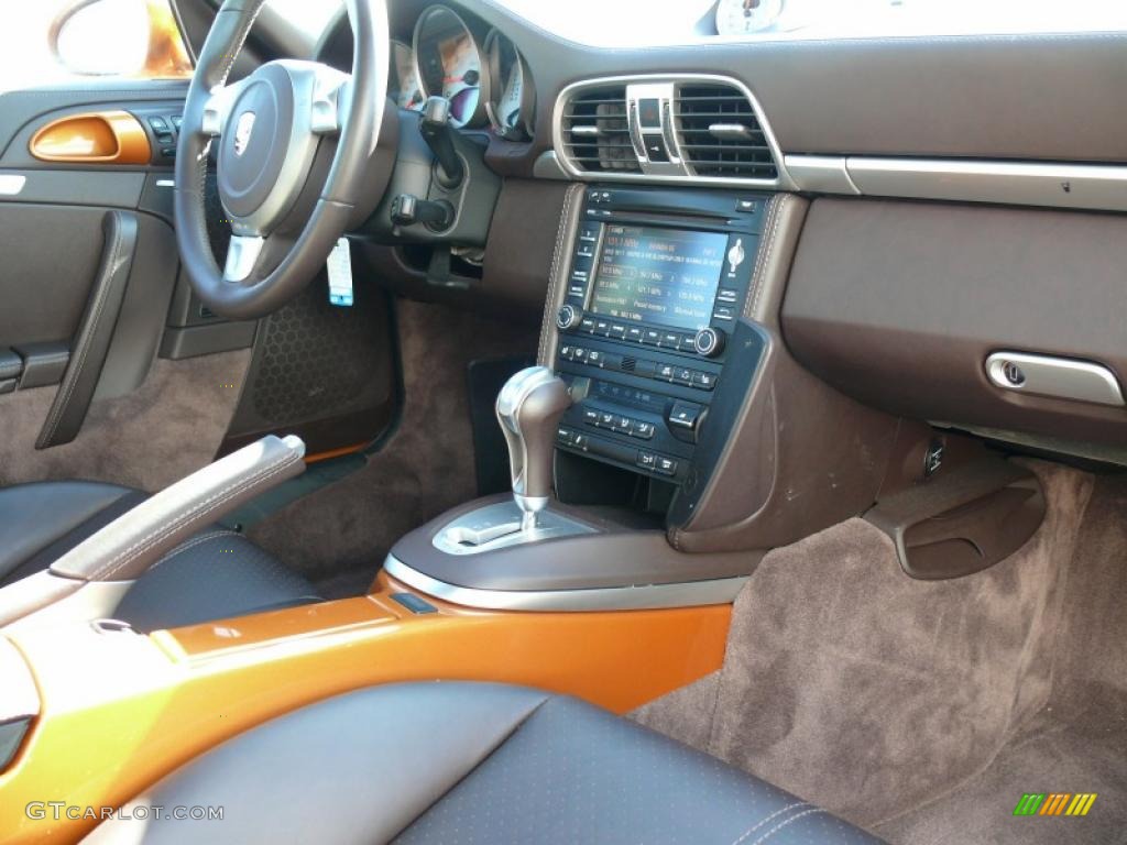 2009 911 Turbo Cabriolet - Nordic Gold Metallic / Cocoa Natural Leather photo #20