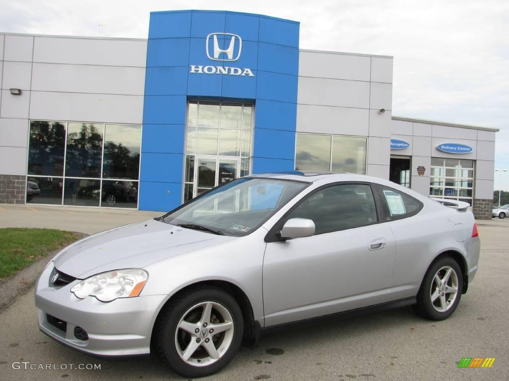 2002 RSX Sports Coupe - Satin Silver Metallic / Ebony Black photo #1