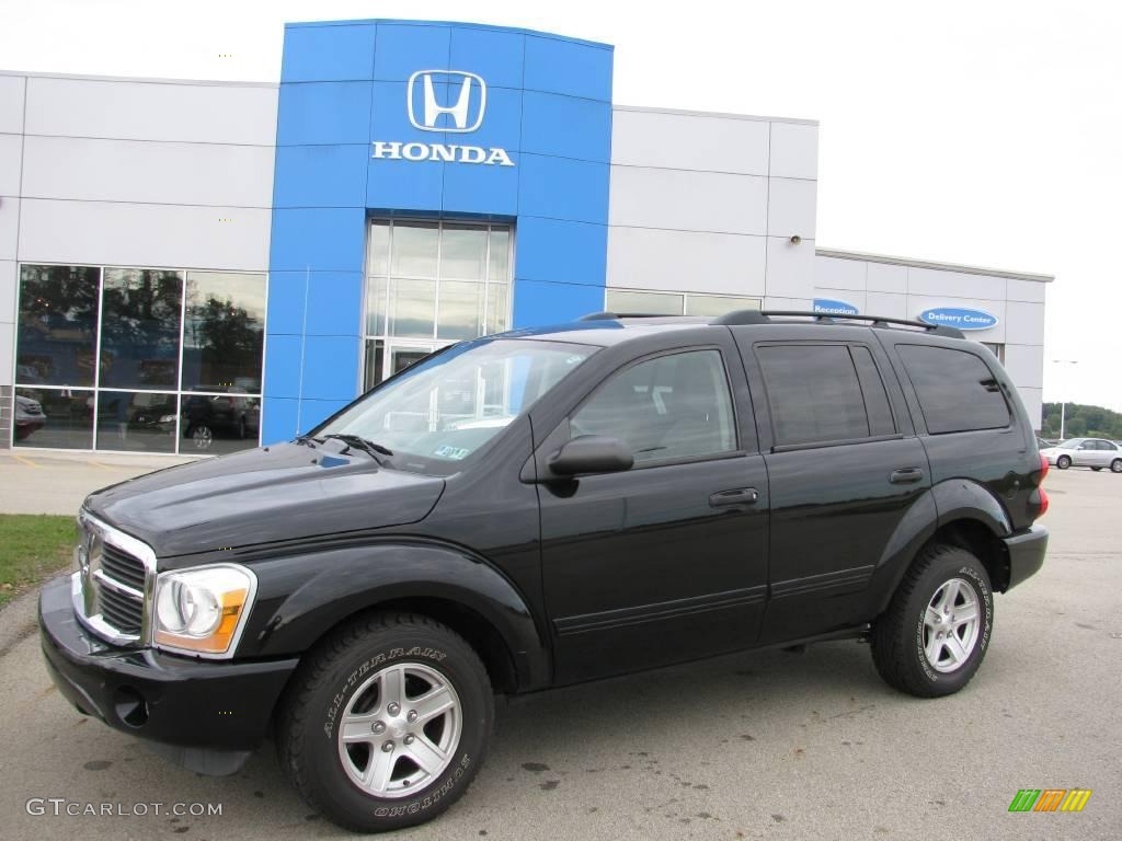 2004 Durango SLT 4x4 - Black / Medium Slate Gray photo #1