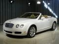 2008 Glacier White Bentley Continental GTC   photo #1