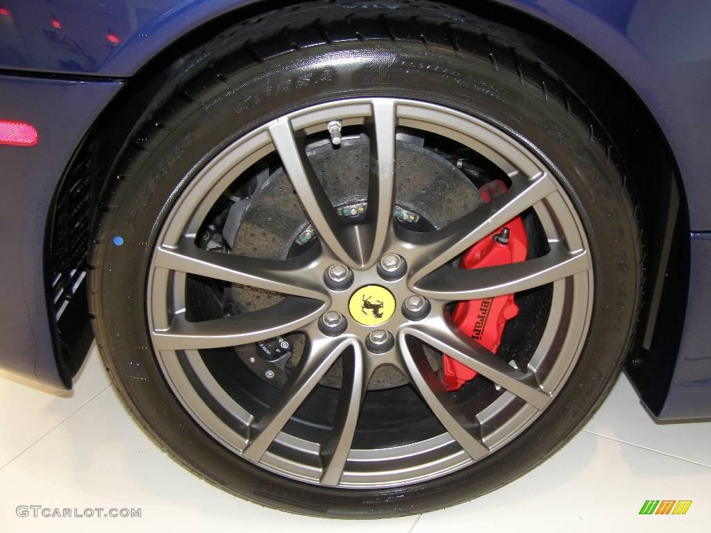 2009 F430 Scuderia Coupe - Blue Metallic / Red photo #7