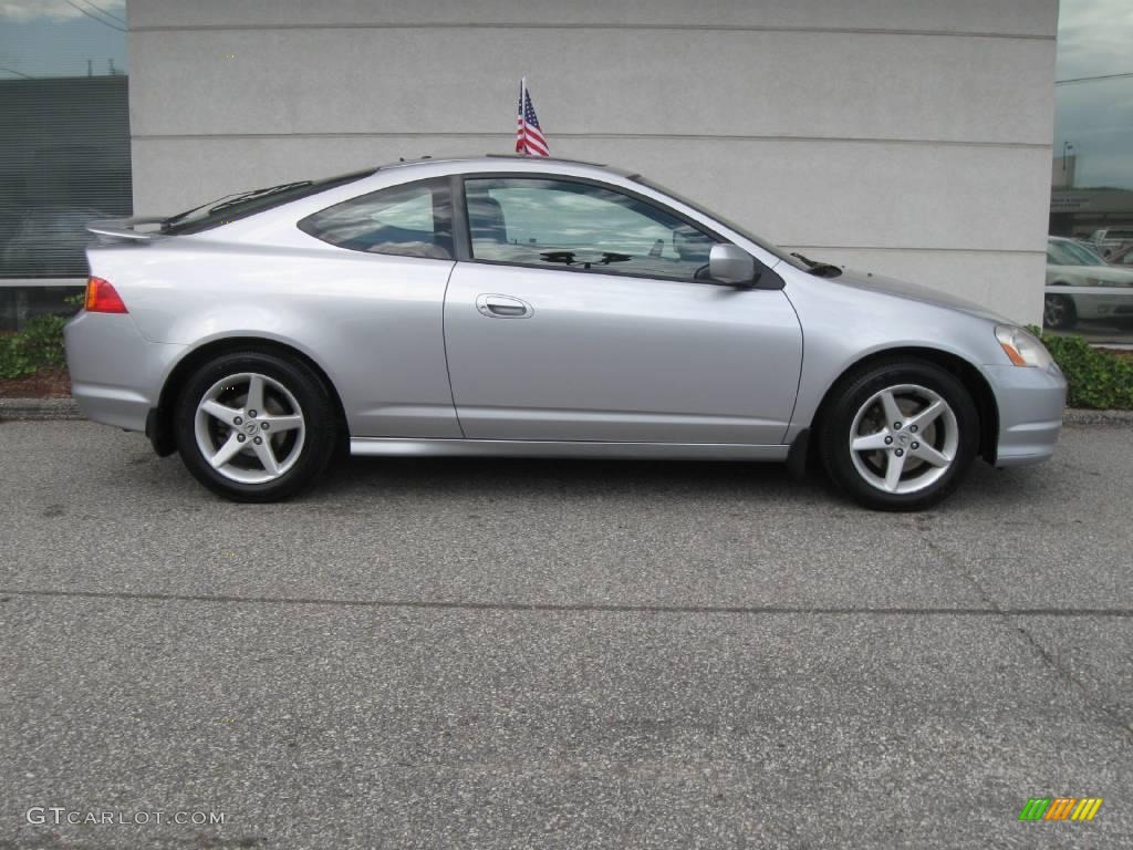 2002 RSX Type S Sports Coupe - Satin Silver Metallic / Ebony Black photo #2