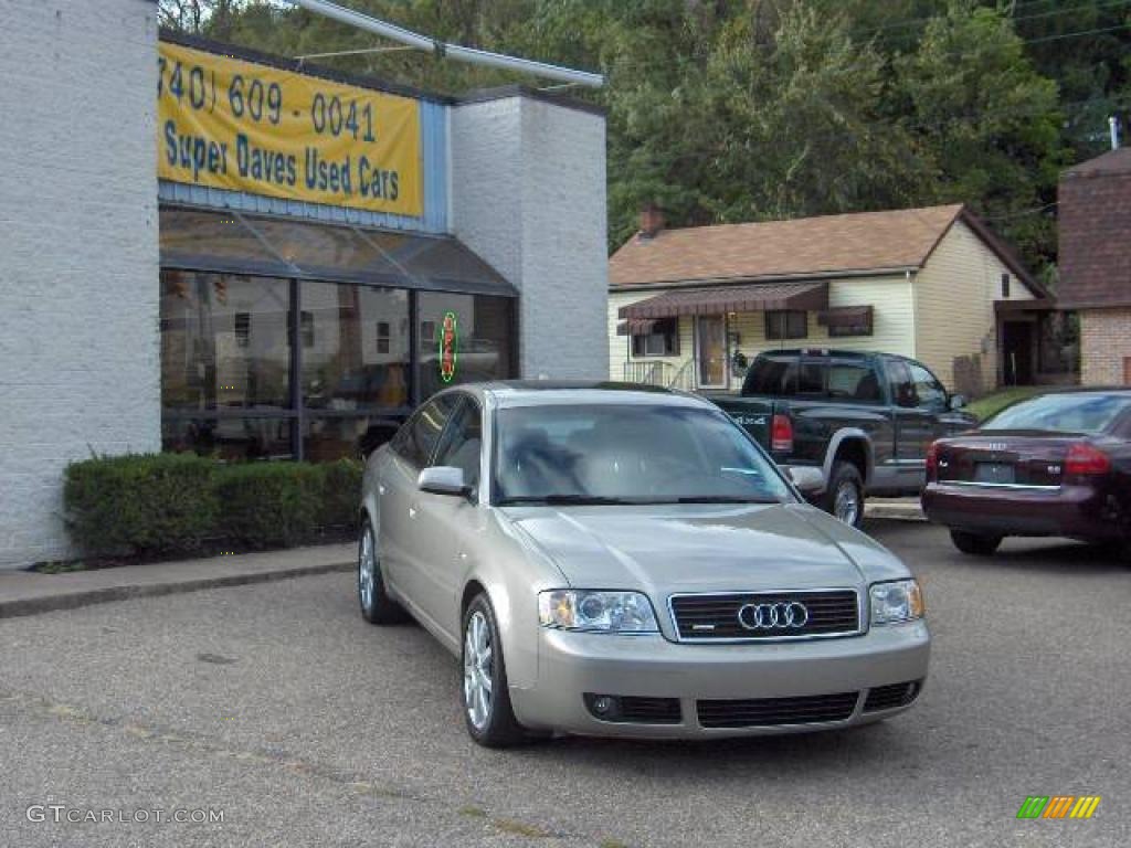 2004 A6 2.7T S-Line quattro Sedan - Canvas Beige Metallic / Ebony photo #2