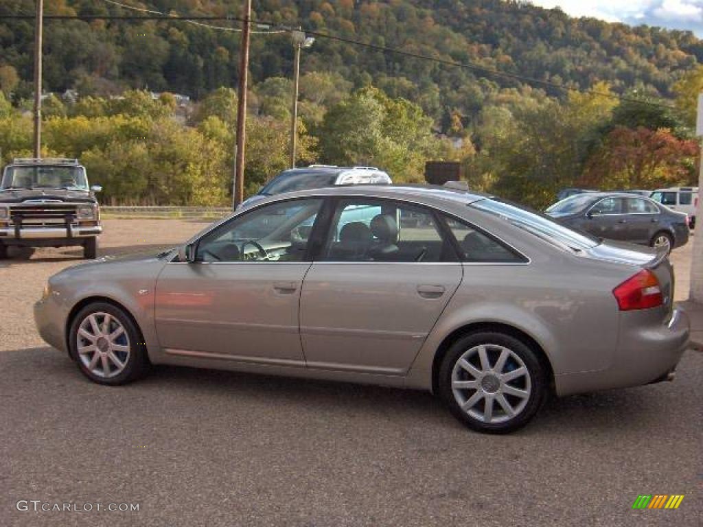 2004 A6 2.7T S-Line quattro Sedan - Canvas Beige Metallic / Ebony photo #6