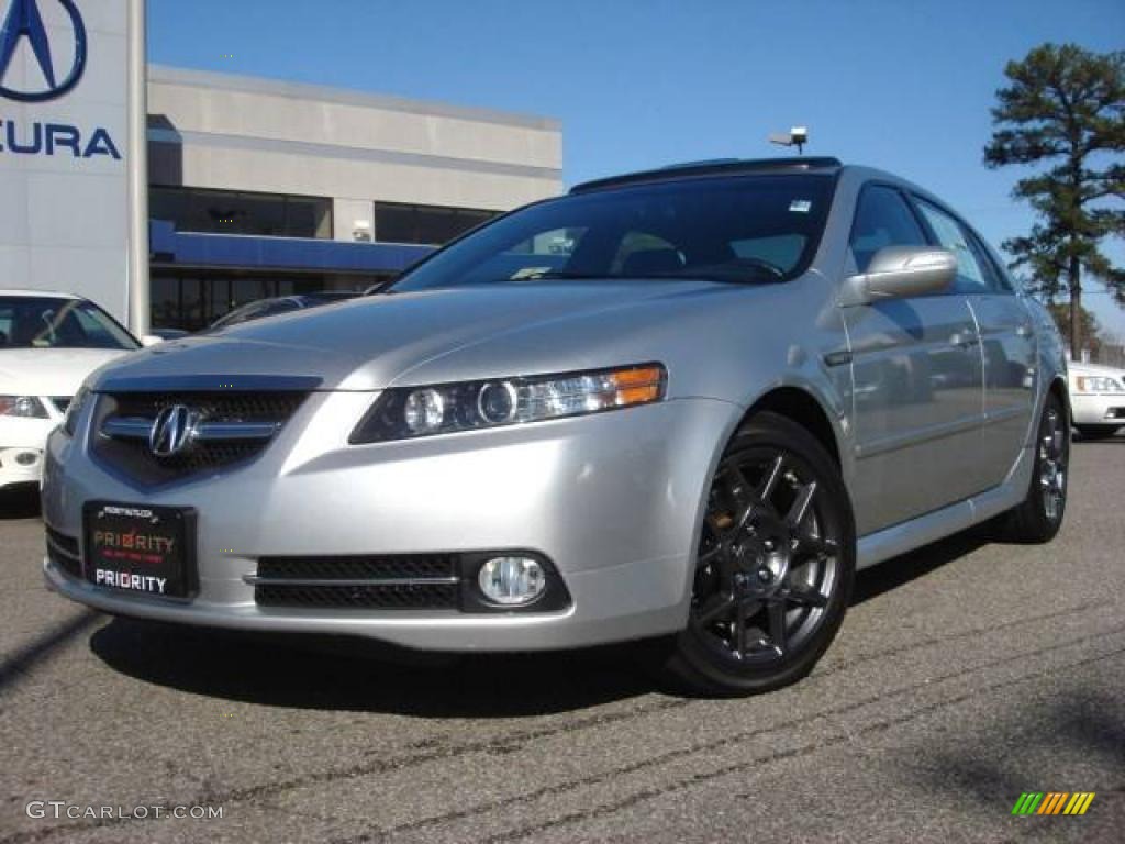 2007 TL 3.5 Type-S - Alabaster Silver Metallic / Taupe/Ebony photo #1