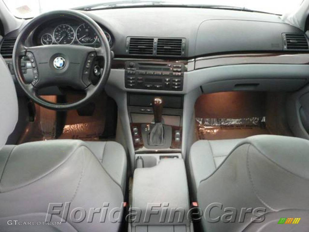 2001 3 Series 330i Sedan - Titanium Silver Metallic / Grey photo #16