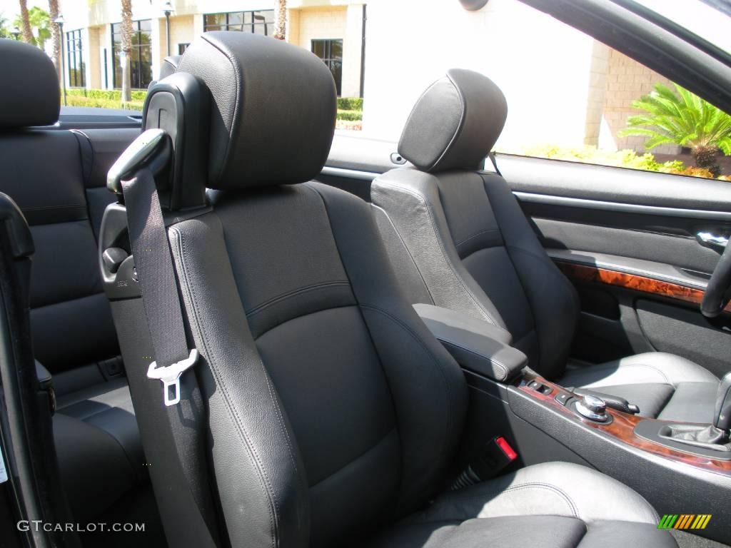 2008 3 Series 328i Convertible - Black Sapphire Metallic / Black photo #20