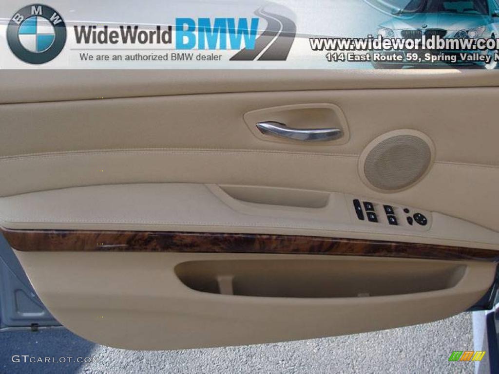 2008 3 Series 335xi Sedan - Arctic Metallic / Beige photo #7