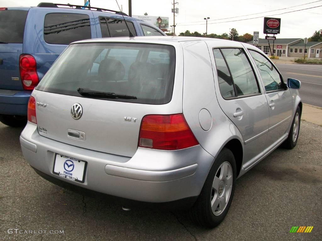 2001 Satin Silver Metallic Volkswagen Golf Gls 1 8t 4 Door