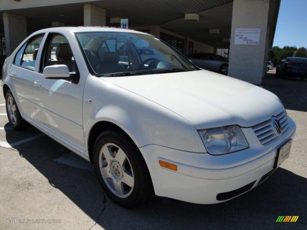 2001 Jetta GLS TDI Sedan - Cool White / Beige photo #1