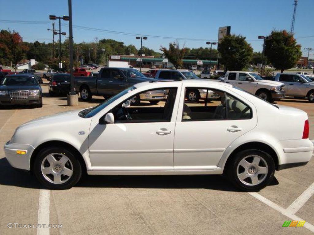 2001 Jetta GLS TDI Sedan - Cool White / Beige photo #5