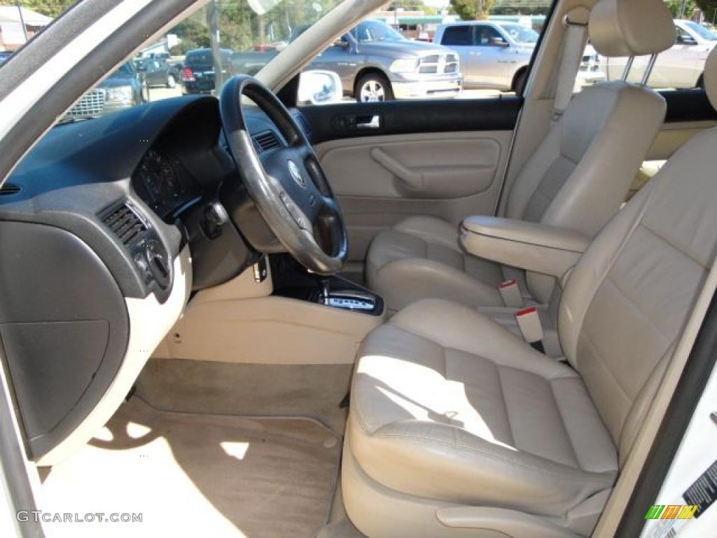 2001 Jetta GLS TDI Sedan - Cool White / Beige photo #11