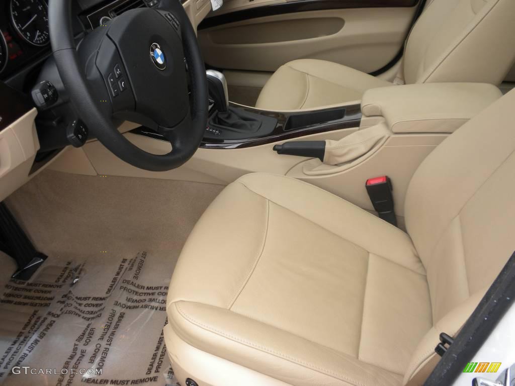 2009 3 Series 328i Sport Wagon - Alpine White / Beige Dakota Leather photo #7