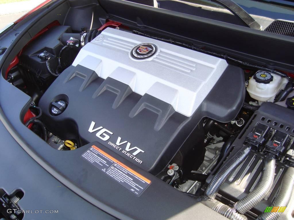 2010 SRX 4 V6 AWD - Crystal Red Tintcoat / Titanium/Ebony photo #14