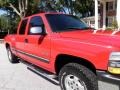 2001 Victory Red Chevrolet Silverado 1500 LT Extended Cab 4x4  photo #13