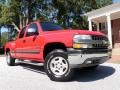 2001 Victory Red Chevrolet Silverado 1500 LT Extended Cab 4x4  photo #45