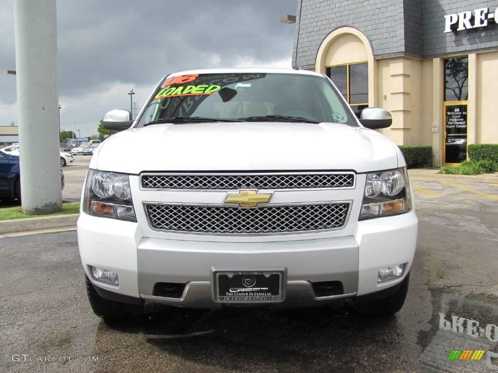 2008 Tahoe Z71 - Summit White / Ebony photo #2