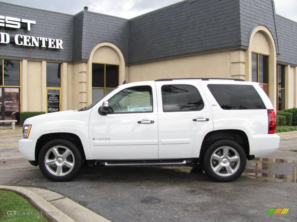2008 Tahoe Z71 - Summit White / Ebony photo #4