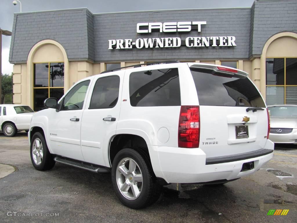 2008 Tahoe Z71 - Summit White / Ebony photo #5