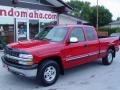 2002 Victory Red Chevrolet Silverado 1500 LT Extended Cab 4x4  photo #2