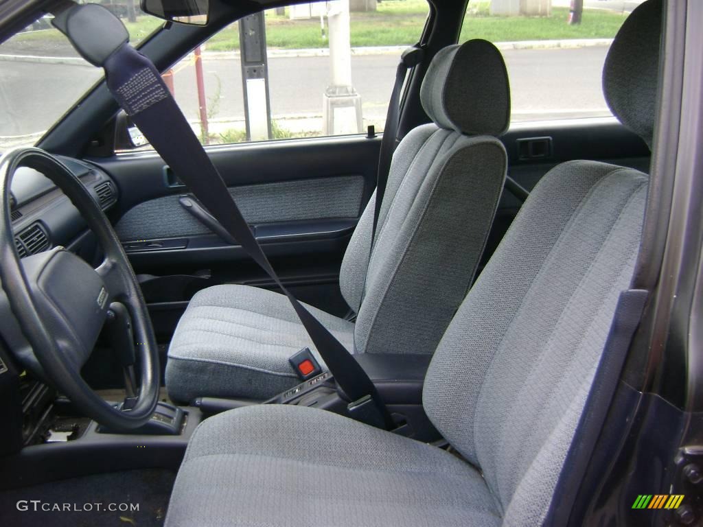 1990 Camry Deluxe Sedan - Dark Blue Pearl Metallic / Gray photo #8