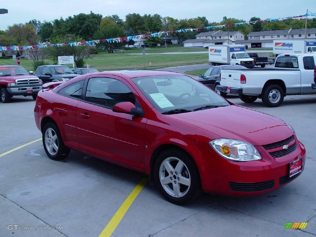 2007 Cobalt LT Coupe - Victory Red / Ebony photo #3