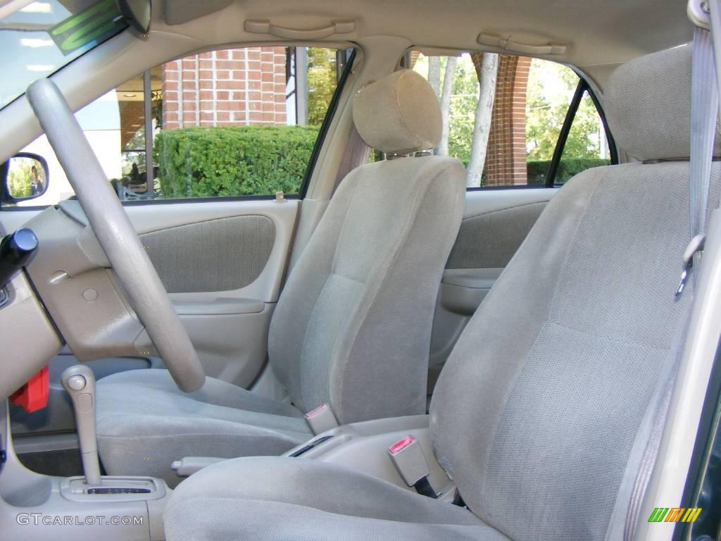 2001 Corolla CE - Woodland Green Pearl / Pebble Beige photo #6