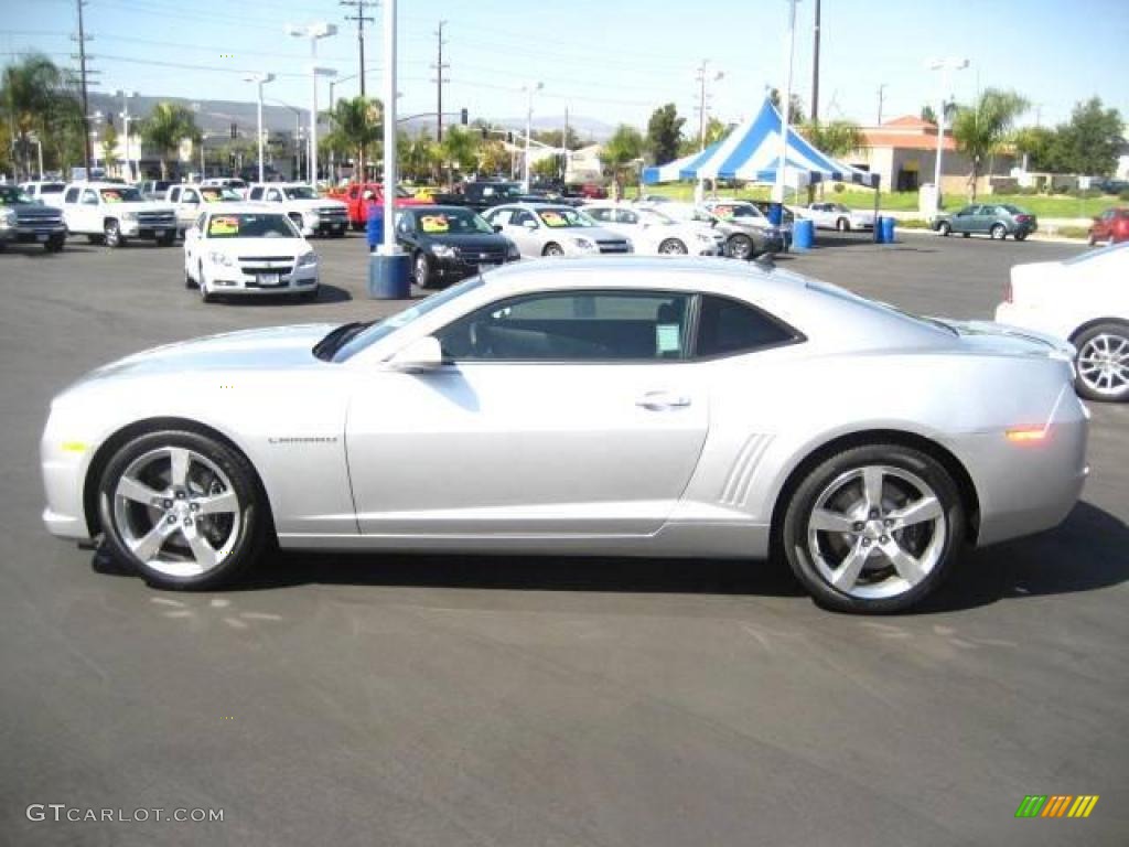 2010 Camaro SS/RS Coupe - Silver Ice Metallic / Black photo #5