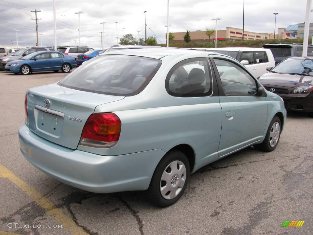 2003 ECHO Sedan - Aqua Ice Opalescent / Shadow Gray photo #6