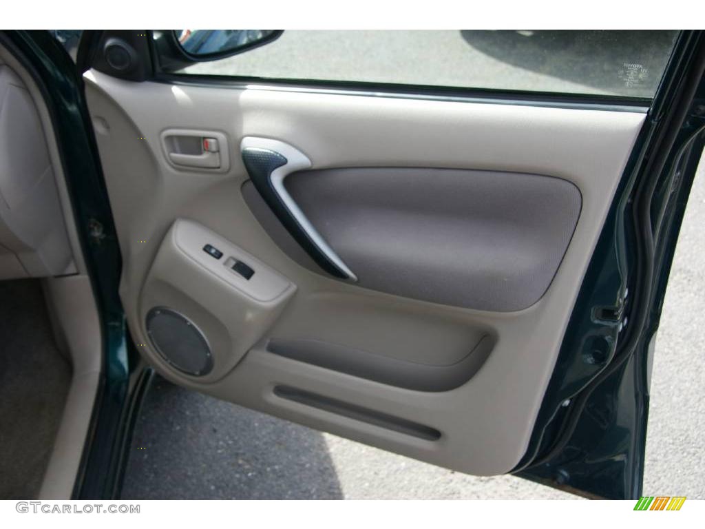 2003 RAV4 4WD - Rainforest Green Pearl / Gray photo #19