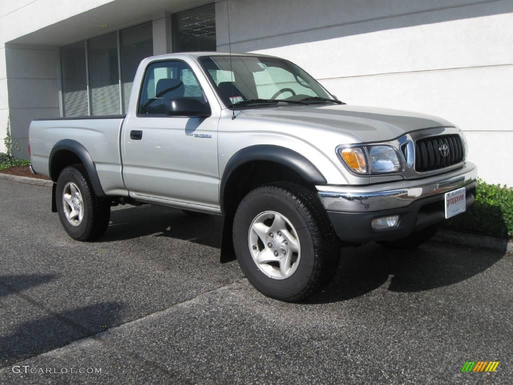 2004 Tacoma Regular Cab 4x4 - Lunar Mist Metallic / Charcoal photo #1