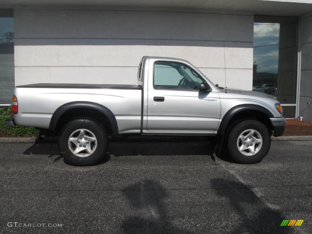 2004 Tacoma Regular Cab 4x4 - Lunar Mist Metallic / Charcoal photo #2