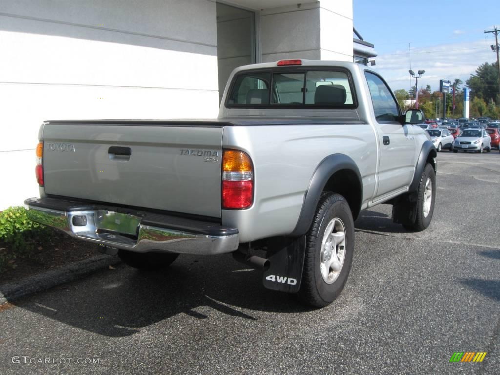 2004 Tacoma Regular Cab 4x4 - Lunar Mist Metallic / Charcoal photo #3