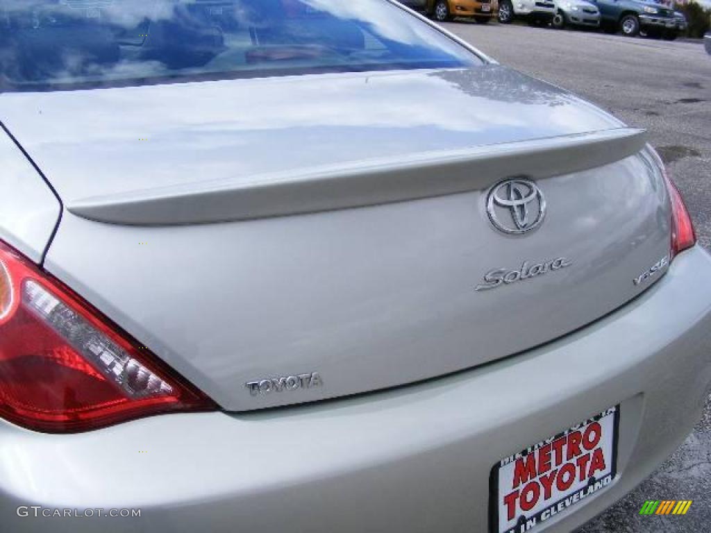 2005 Solara SLE V6 Coupe - Lunar Mist Silver Metallic / Dark Stone photo #27