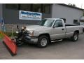 2005 Silver Birch Metallic Chevrolet Silverado 1500 Regular Cab 4x4  photo #14