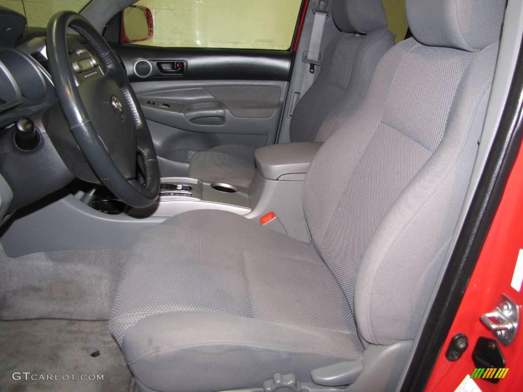 2007 Tacoma V6 TRD Sport Access Cab 4x4 - Radiant Red / Graphite Gray photo #9