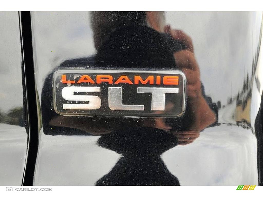 1998 Ram 3500 Laramie SLT Extended Cab 4x4 Dually - Black / Mist Gray photo #11