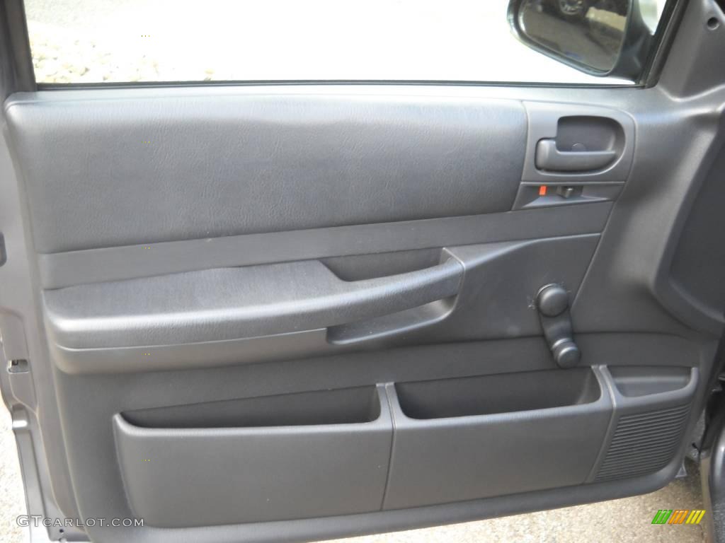 2002 Dodge Dakota SXT Regular Cab Dark Slate Gray Door Panel Photo #19394932