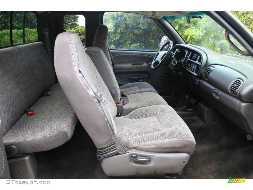 2000 Ram 1500 SLT Extended Cab 4x4 - Intense Blue Pearlcoat / Mist Gray photo #22