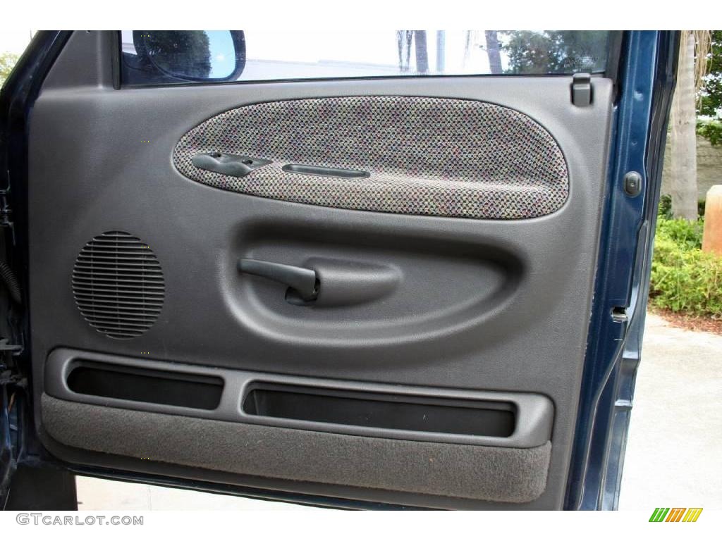 2000 Ram 1500 SLT Extended Cab 4x4 - Intense Blue Pearlcoat / Mist Gray photo #24