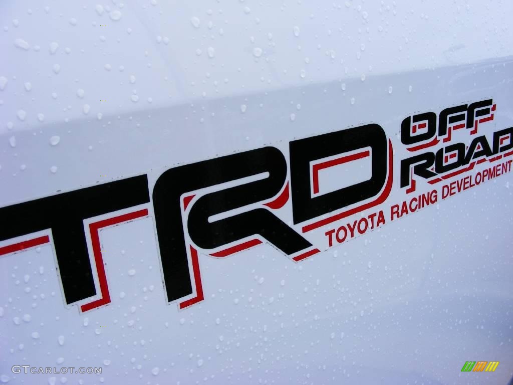 2007 Tundra SR5 TRD Double Cab - Super White / Graphite Gray photo #11