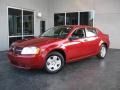 2010 Inferno Red Crystal Pearl Dodge Avenger SXT  photo #2