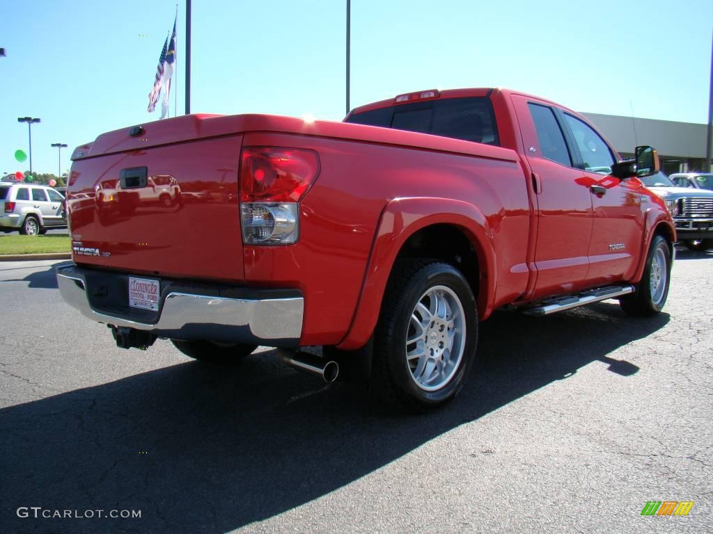 2007 Tundra X-SP Double Cab - Radiant Red / Beige photo #3