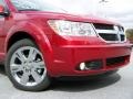 2010 Inferno Red Crystal Pearl Coat Dodge Journey SXT  photo #2