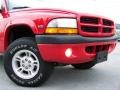 1999 Flame Red Dodge Dakota Sport Extended Cab 4x4  photo #2