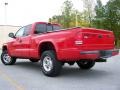 1999 Flame Red Dodge Dakota Sport Extended Cab 4x4  photo #4