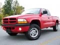 1999 Flame Red Dodge Dakota Sport Extended Cab 4x4  photo #5